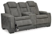Next-Gen DuraPella Power Reclining Loveseat with Console - Dream Home Furniture & Mattress (Waite Park, MN)