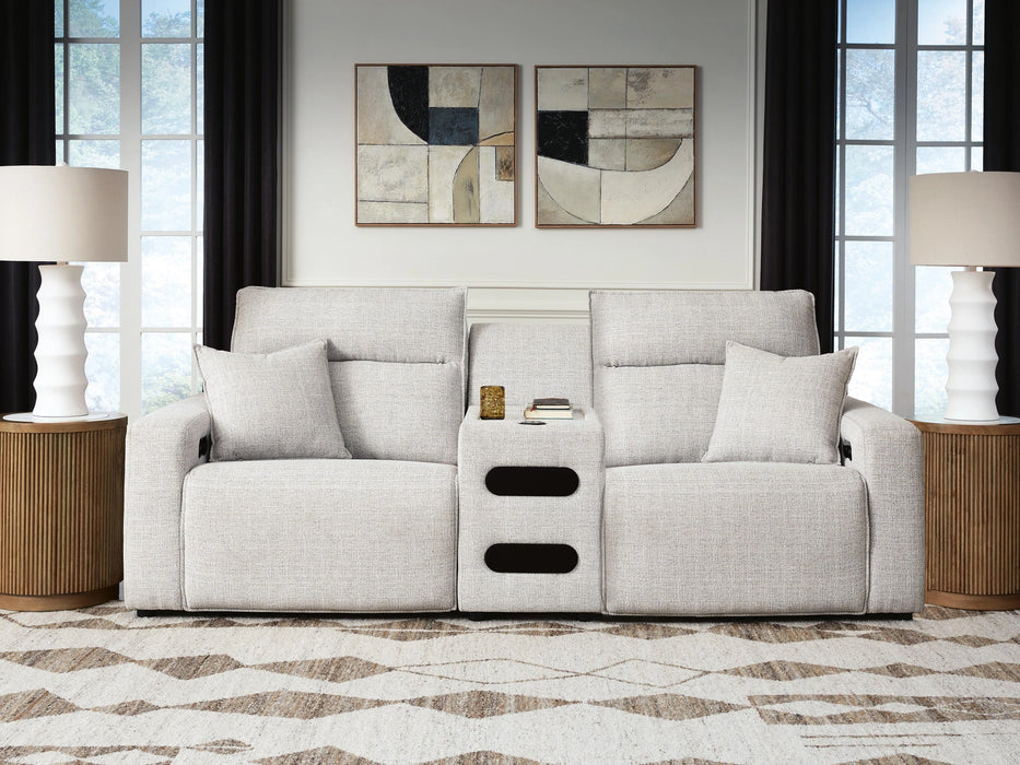 Modmax II Power Reclining Sectional with Audio Console - Dream Home Furniture & Mattress (Waite Park, MN)