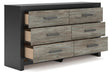 Broachmyn Dresser and Mirror - Dream Home Furniture & Mattress (Waite Park, MN)
