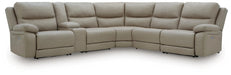 Narwhal Place Reclining Sectional with Storage Console - Dream Home Furniture & Mattress (Waite Park, MN)