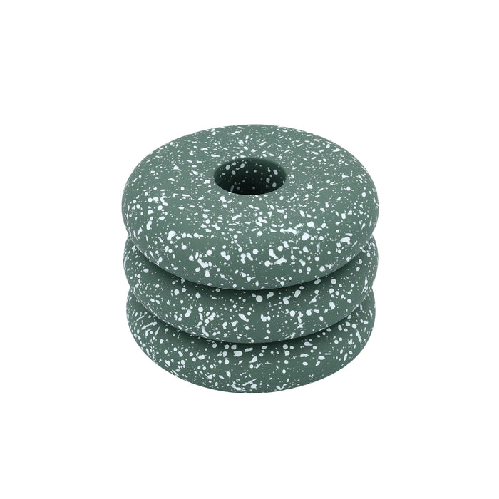 Gabby Speckled Stacked Candleholder