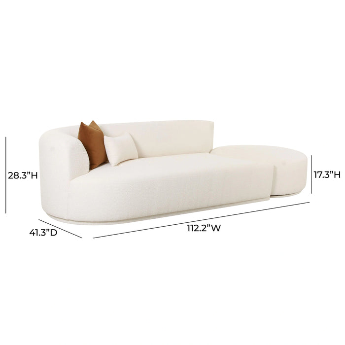 Fickle Cream Boucle Modular Sofa