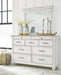 Kanwyn Dresser and Mirror - Dream Home Furniture & Mattress (Waite Park, MN)