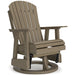 Hyland wave Outdoor Swivel Glider Chair - Dream Home Furniture & Mattress (Waite Park, MN)