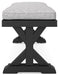 Beachcroft Outdoor Bench with Cushion - Dream Home Furniture & Mattress (Waite Park, MN)