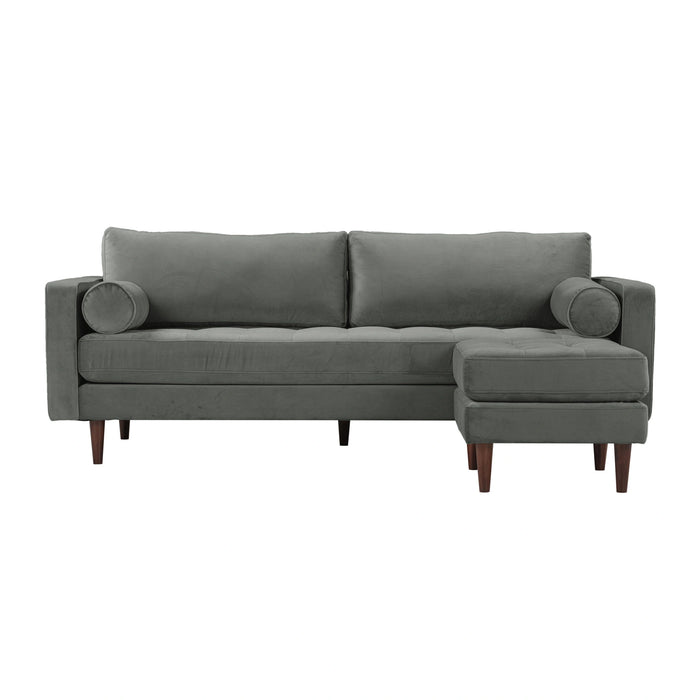 Cave 2-Piece Performance Velvet Sectional