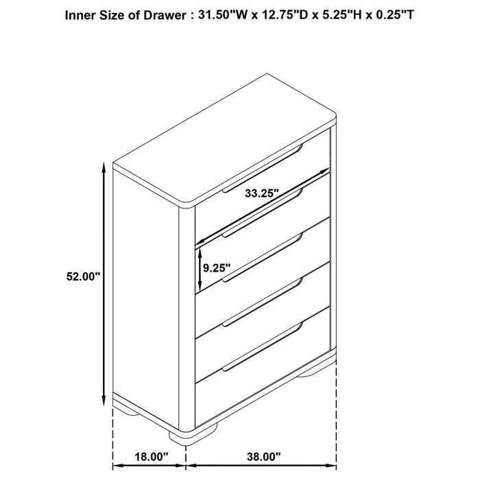 Ladera Chest of Drawers - Dream Home Furniture & Mattress (Waite Park, MN)