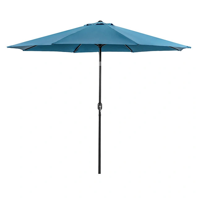 Mora 11' Outdoor Umbrella + 21" Round Base - Dream Home Furniture & Mattress (Waite Park, MN)