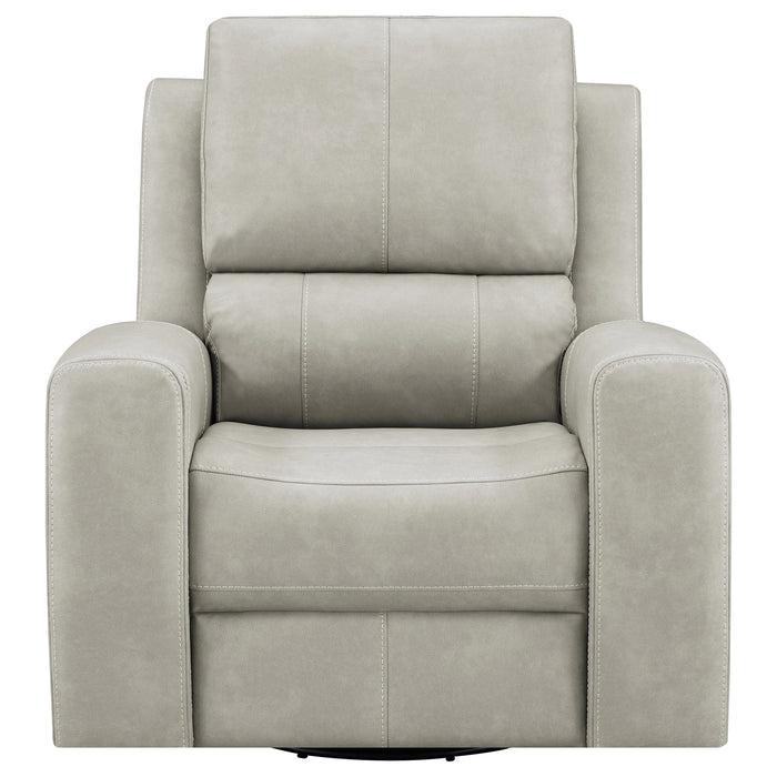 Brickston Triple Power Swivel Glider Recliner - Dream Home Furniture & Mattress (Waite Park, MN)