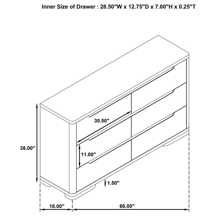 Ladera Dresser - Dream Home Furniture & Mattress (Waite Park, MN)