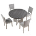 Oberto 5 Pc Round Dining Table Set - Dream Home Furniture & Mattress (Waite Park, MN)