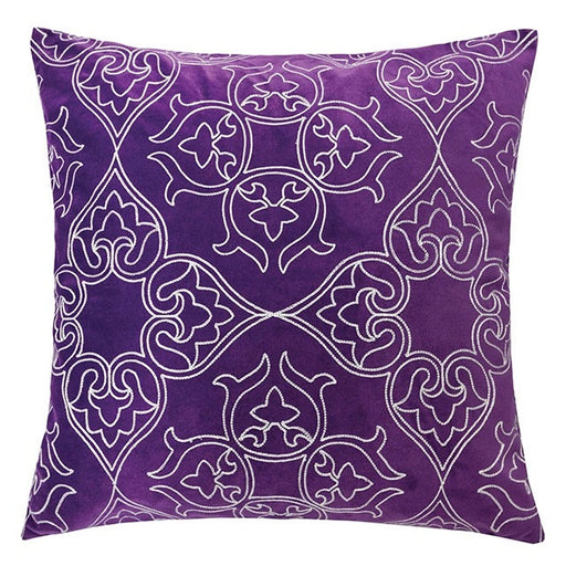 Kyla Purple 20" X 20" Pillow, Purple - Dream Home Furniture & Mattress (Waite Park, MN)