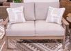 Grover Beach Outdoor Loveseat with Cushion - Dream Home Furniture & Mattress (Waite Park, MN)