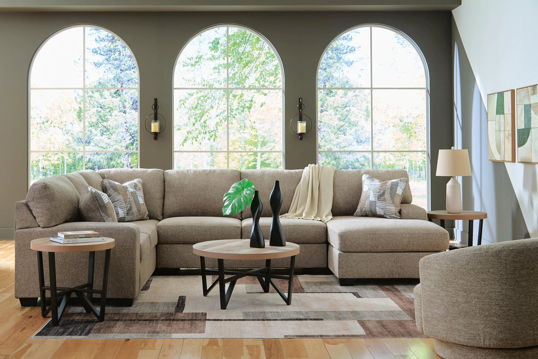Newellen Sectional with Chaise - Dream Home Furniture & Mattress (Waite Park, MN)