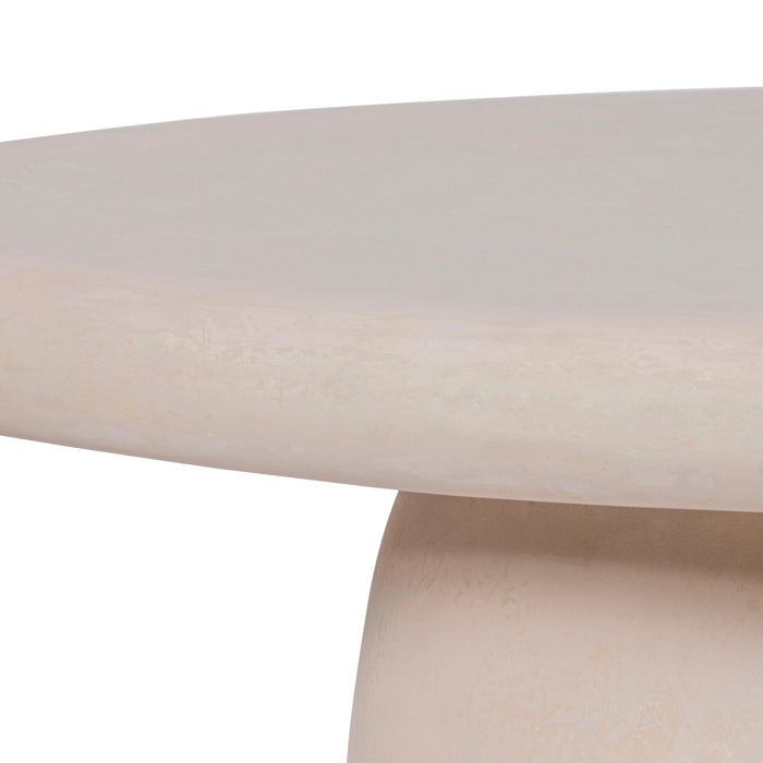 Rahul 59" Cream Coffee Table