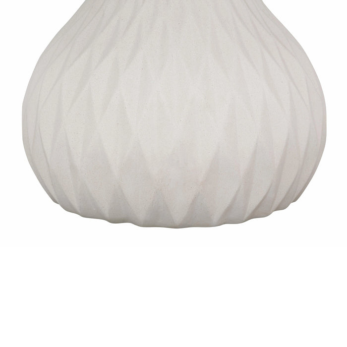 Tulum 27.5" Ivory Concrete Indoor / Outdoor Round Coffee Table