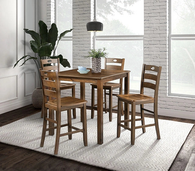 Lubbock 5 Pc. Counter Ht. Table Set - Dream Home Furniture & Mattress (Waite Park, MN)