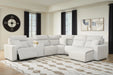 Modmax II Power Reclining Sectional with Chaise and Console - Dream Home Furniture & Mattress (Waite Park, MN)