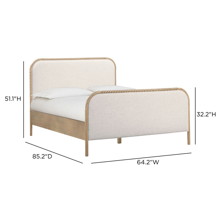 Hatia Basketweave Panel Bed