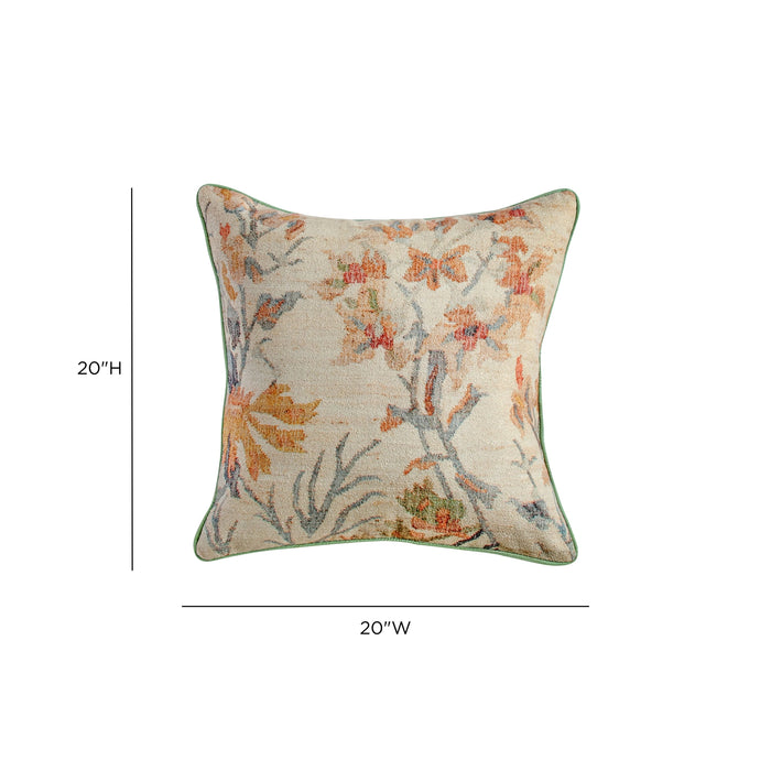 Taman Natural Cotton Throw Pillow