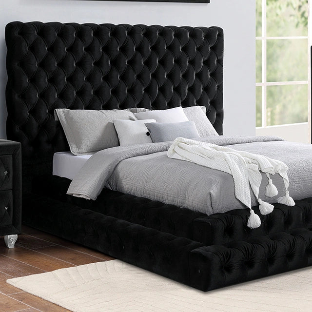 Stefania Bed Grey & Queen - Dream Home Furniture & Mattress (Waite Park, MN)