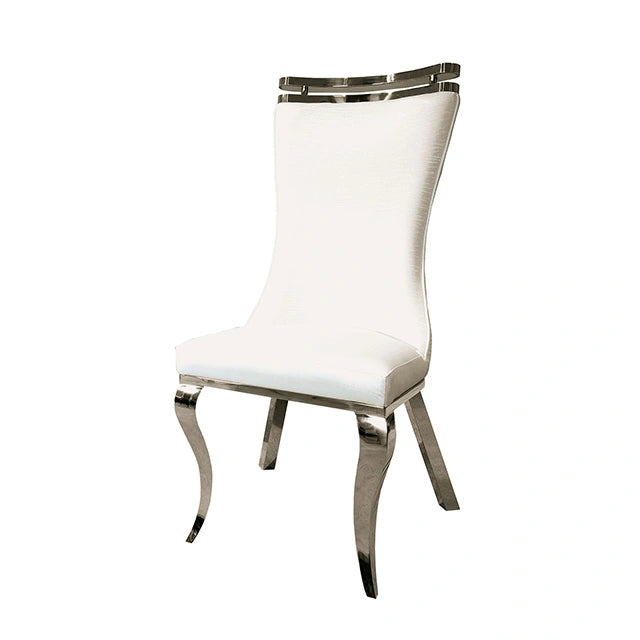 Palazzo Silver Chair (2/CTN) - Dream Home Furniture & Mattress (Waite Park, MN)