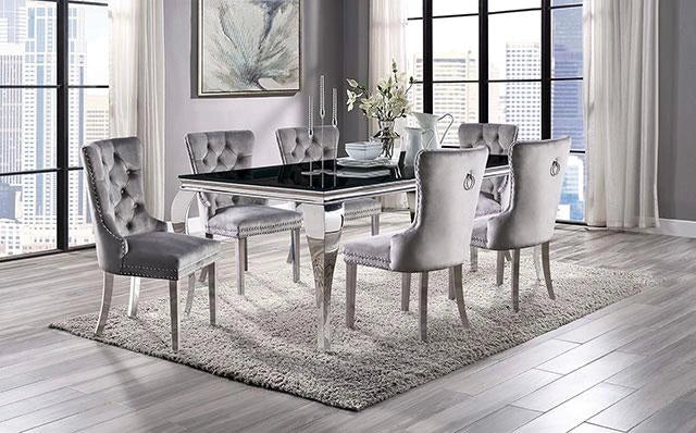 NEUVEVILLE Dining Table, Black - Dream Home Furniture & Mattress (Waite Park, MN)