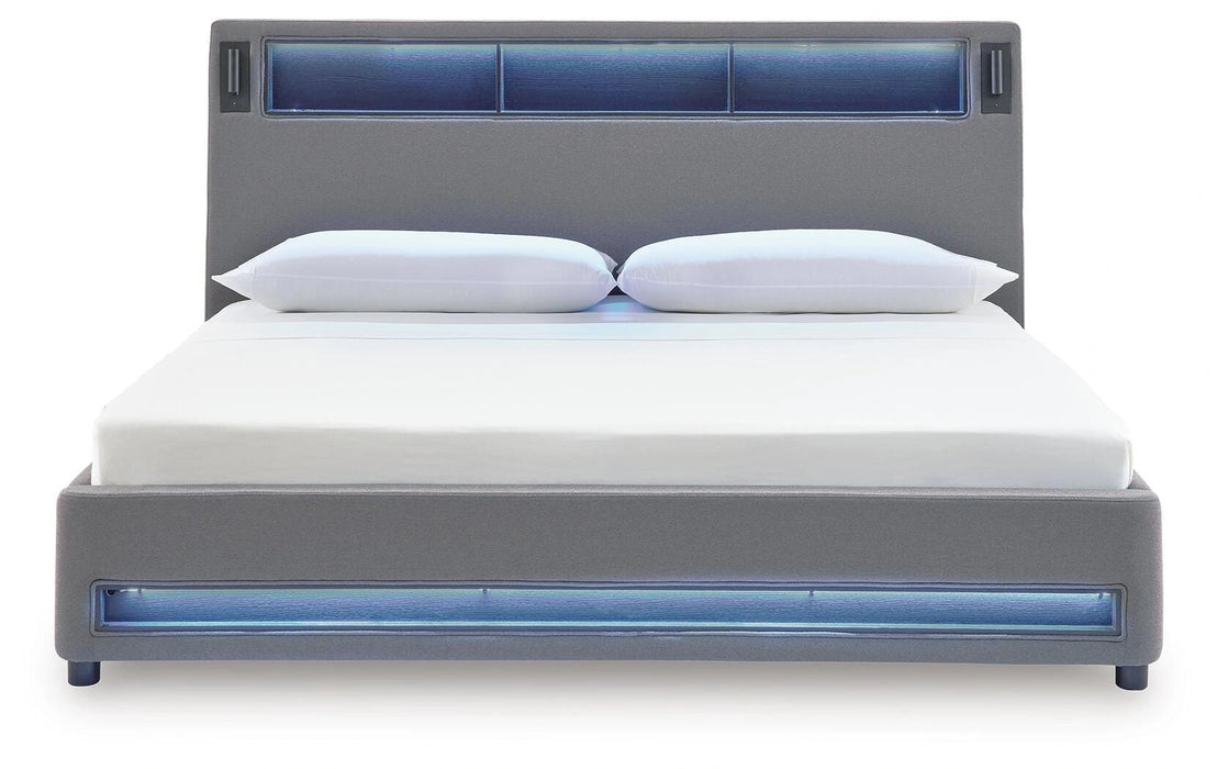 Verishaw Upholstered Bed - Dream Home Furniture & Mattress (Waite Park, MN)