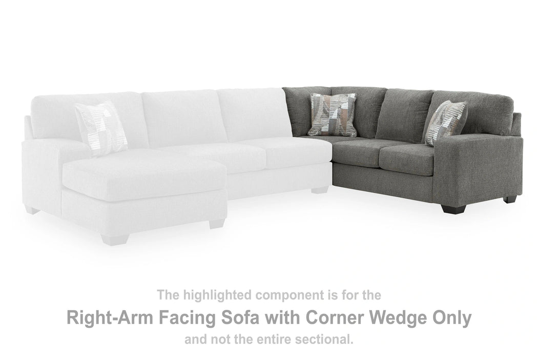 Clarington Sectional with Chaise - Dream Home Furniture & Mattress (Waite Park, MN)