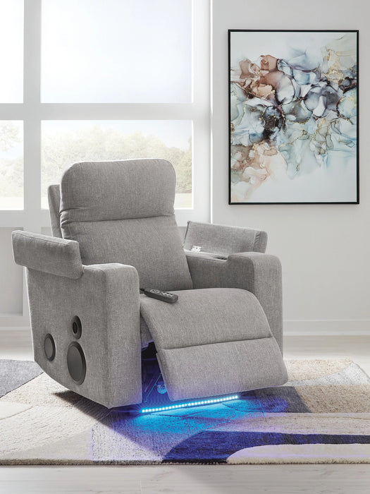 Pineland Power Glider Recliner with Audio System - Dream Home Furniture & Mattress (Waite Park, MN)