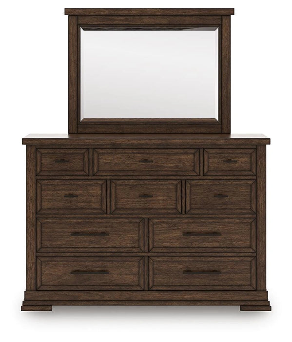 Taffenbrook Dresser and Mirror - Dream Home Furniture & Mattress (Waite Park, MN)