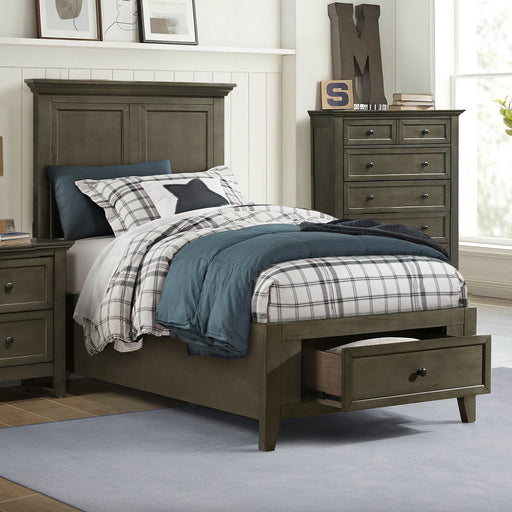 San Mateo Youth Twin Storage Bed - Dream Home Furniture & Mattress (Waite Park, MN)