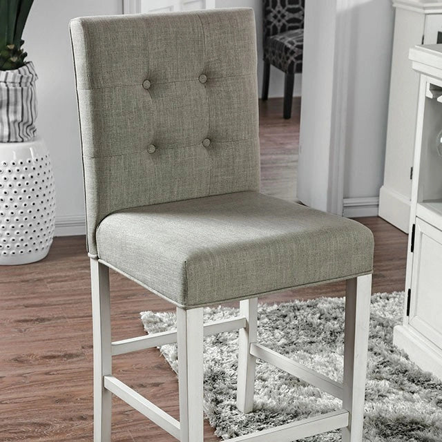 Sutton Antique White Counter Ht. Chair (2/CTN) - Dream Home Furniture & Mattress (Waite Park, MN)