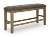 Urbinforte Counter Height Dining Bench - Dream Home Furniture & Mattress (Waite Park, MN)