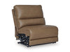 DeepWakes Reclining Sectional with Storage Console - Dream Home Furniture & Mattress (Waite Park, MN)