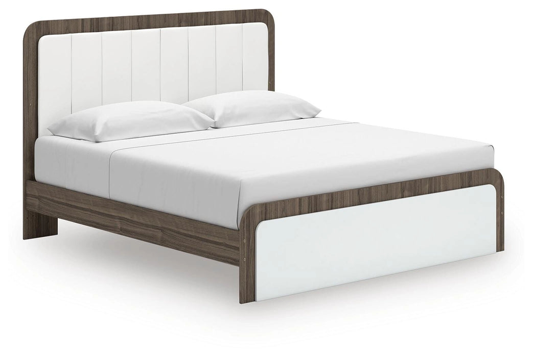Kendanport Upholstered Bed - Dream Home Furniture & Mattress (Waite Park, MN)