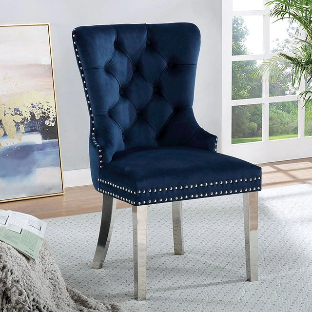 JEWETT Chair, Blue (2/CTN) - Dream Home Furniture & Mattress (Waite Park, MN)