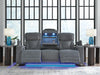 Studio Cave Power Reclining Sofa - Dream Home Furniture & Mattress (Waite Park, MN)