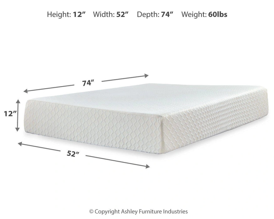 Chime 12 Inch Memory Foam Mattress in a Box - Dream Home Furniture & Mattress (Waite Park, MN)