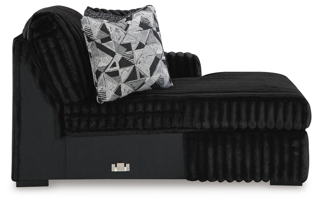 Midnight-Madness Super Chaise - Dream Home Furniture & Mattress (Waite Park, MN)