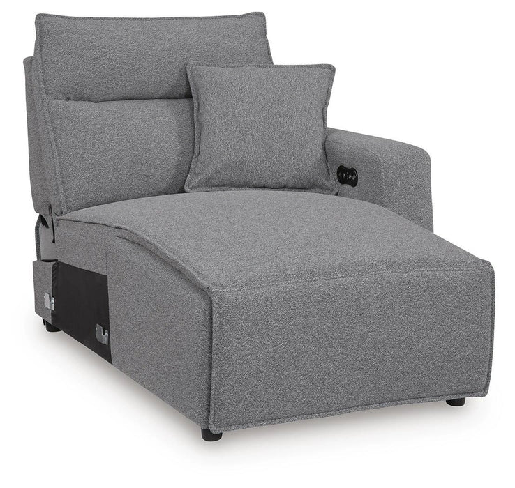 Modmax Power Reclining Sectional with Chaise - Dream Home Furniture & Mattress (Waite Park, MN)