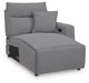 Modmax II Reclining Sectional with Chaise and Console - Dream Home Furniture & Mattress (Waite Park, MN)
