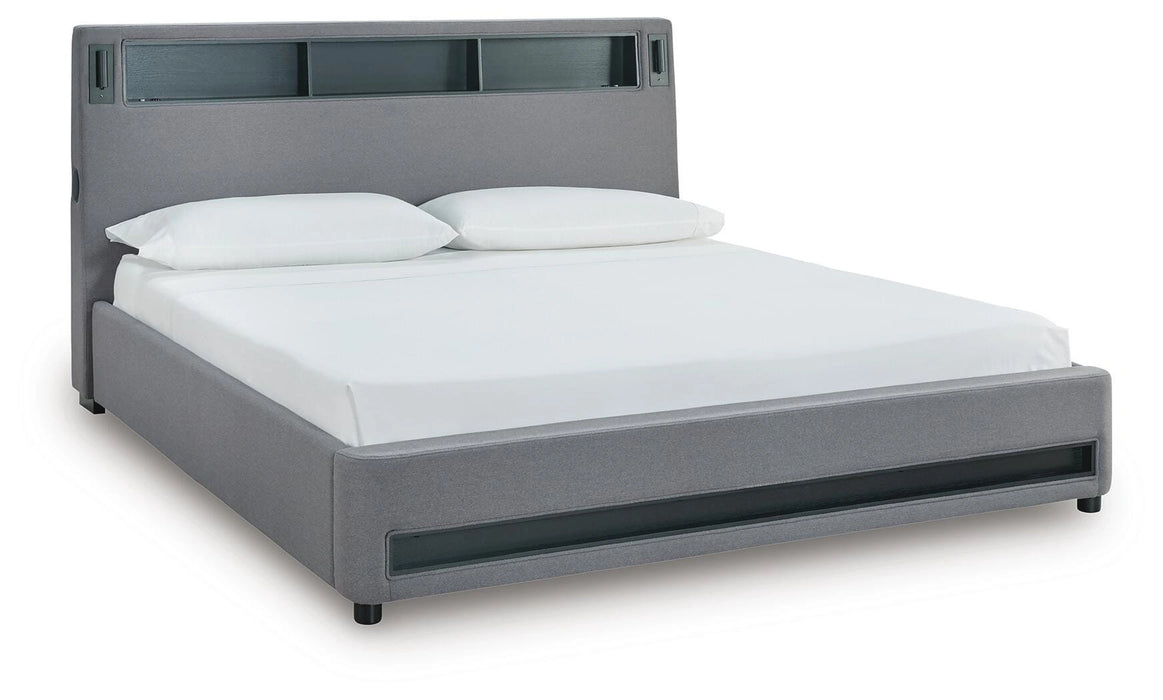 Verishaw Upholstered Bed - Dream Home Furniture & Mattress (Waite Park, MN)