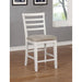 Kiana White Counter Ht. Side Chair (2/CTN) - Dream Home Furniture & Mattress (Waite Park, MN)