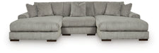 Lindyn Sectional with Double Chaise - Dream Home Furniture & Mattress (Waite Park, MN)