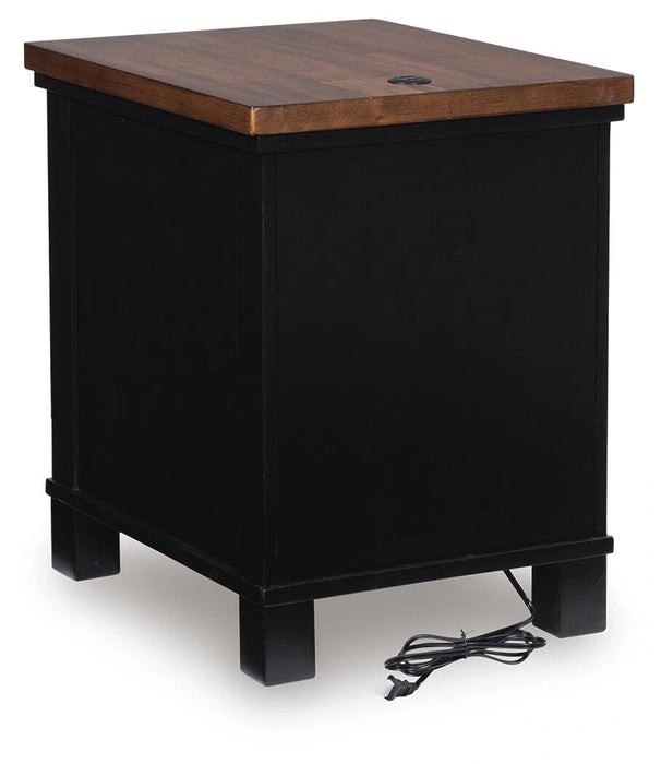 Wildenauer Chairside End Table - Dream Home Furniture & Mattress (Waite Park, MN)