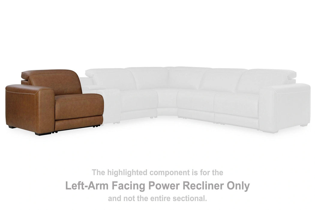 Magic Man Power Reclining Sectional Sofa - Dream Home Furniture & Mattress (Waite Park, MN)