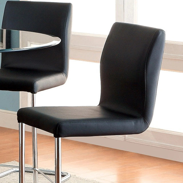 LODIA II Black Counter Ht. Chair - Dream Home Furniture & Mattress (Waite Park, MN)