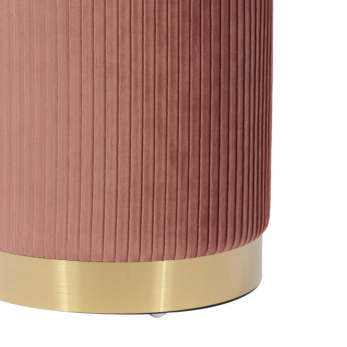 Zoe Cream Storage Ottoman