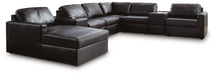 Modmax II Sectional with Chaise and Storage Consoles - Dream Home Furniture & Mattress (Waite Park, MN)